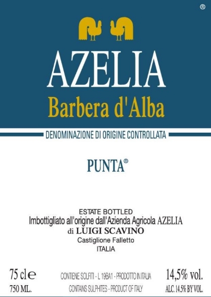 Picture of 2019 Azelia - Barbera d'Alba Punta