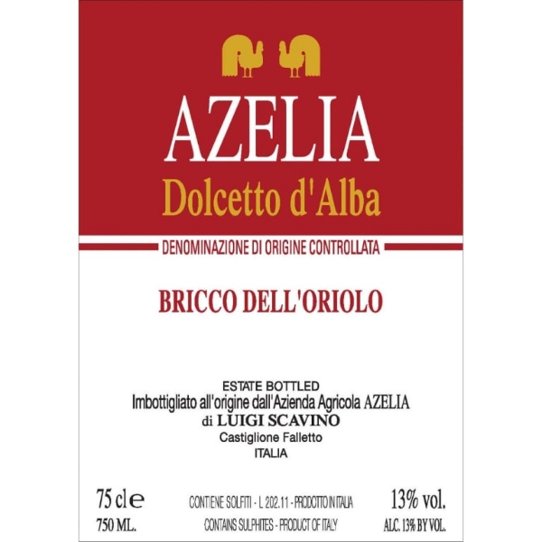 Picture of 2021 Azelia - Dolcetto d'Alba Oriolo