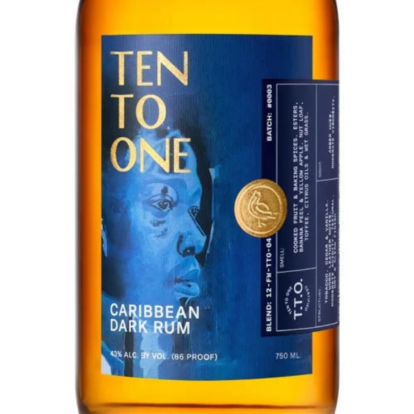 Picture of Ten To One Black History Month Artist Edition Rum 750ml