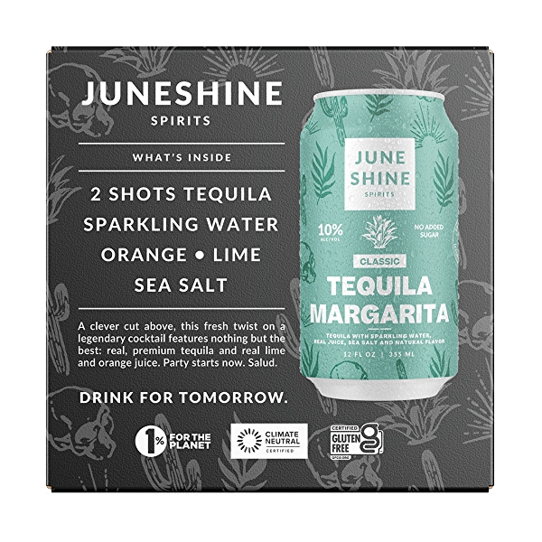 JuneShine Classic Margarita 4pk. MacArthur Beverages