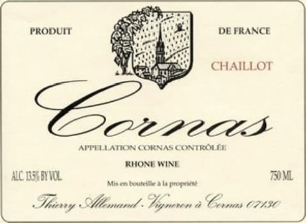 Picture of 2009 Thierry Allemand Cornas Chaillot