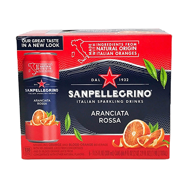 Picture of San Pellegrino Aranciata Rossa Sparkling Beverage 6pk