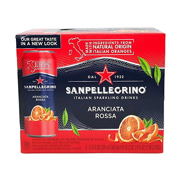 Picture of San Pellegrino Sparkling Aranciata Rossa 6pk