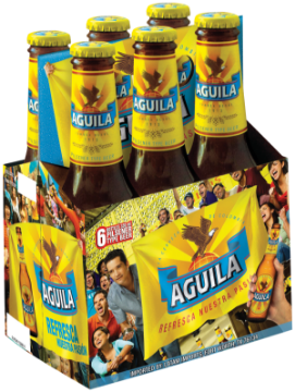 Picture of Cerveza Aguila Lager 6pk bottles