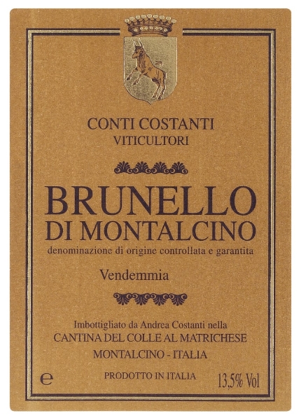 Picture of 2017 Costanti - Brunello di Montalcino