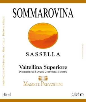 Picture of 2019 Mamete Prevostini - Valtellina Superiore DOCG Sassella Sommarovina