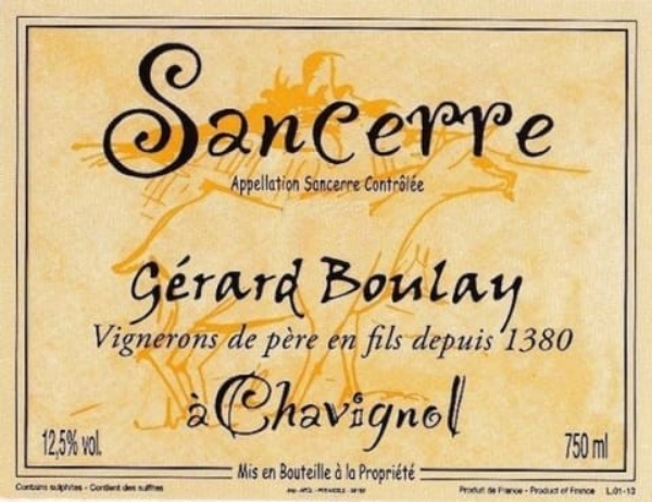 Picture of 2022 Boulay, Gerard Sancerre a Chavignol