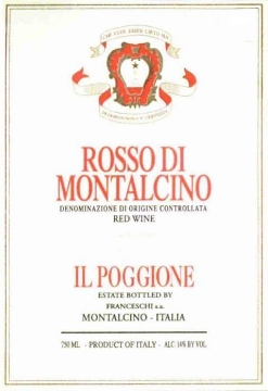 Picture of 2020 Il Poggione - Rosso di Montalcino DOC