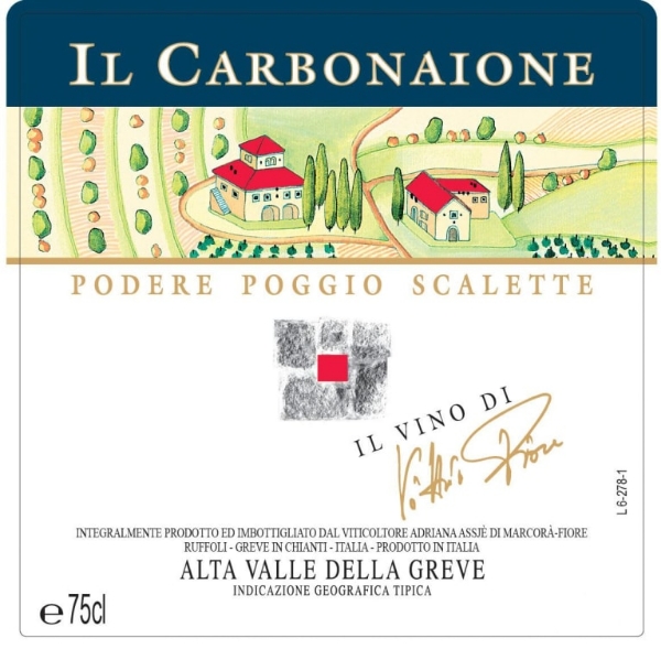 Picture of 2019 Poggio Scalette - Toscana IGT Il Carbonaione Super Tuscan