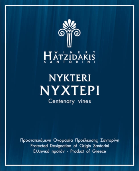 Hatzidakis Assyrtiko Nykteri label