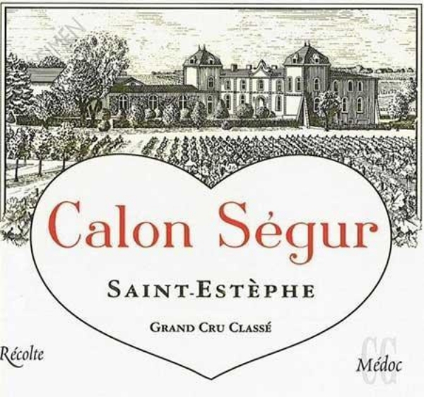 Picture of 2022 Chateau Calon Segur - St. Estephe HALF BOTTLE (Bordeaux Future ETA 2025)