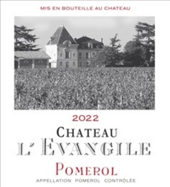 Picture of 2022 Chateau L'Evangile - Pomerol (Bordeaux Future ETA 2025)