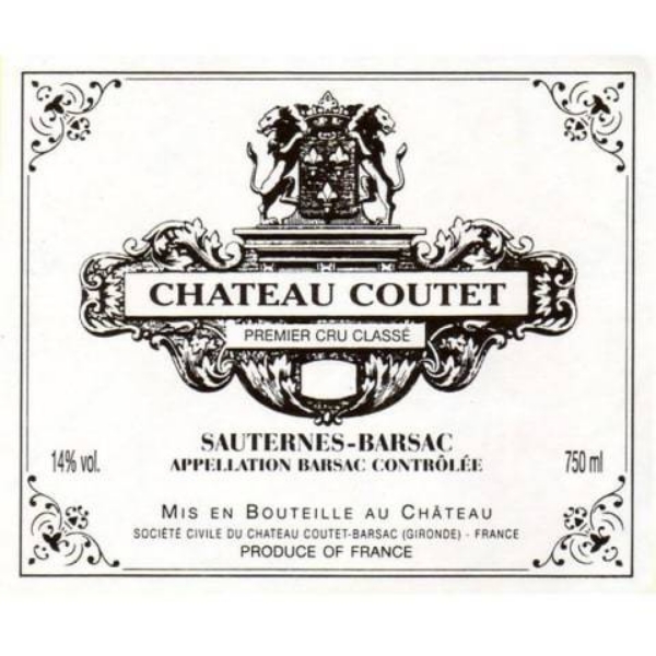 Picture of 2022 Chateau Coutet - Sauternes HALF BOTTLE (Future ETA 2025)
