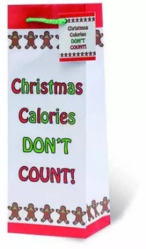 Picture of Gift Bag - Christmas Calories don't count