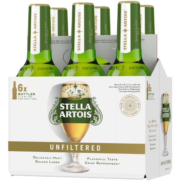 Picture of Stella Artois - Unfiltered Lager 6pk bottles