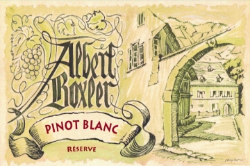 Albert Boxler Pinot Blanc Reserve label
