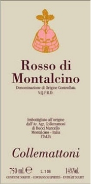 Picture of 2021 Collemattoni - Rosso di Montalcino DOC