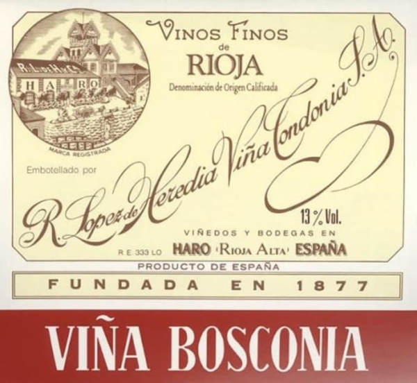 Picture of 2012 Lopez de Heredia - Rioja Vina Bosconia Reserva