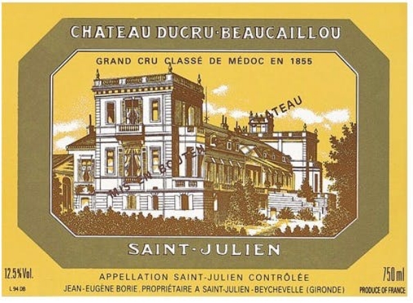 Picture of 2005 Chateau Ducru Beaucaillou St. Julien (pre arrival)