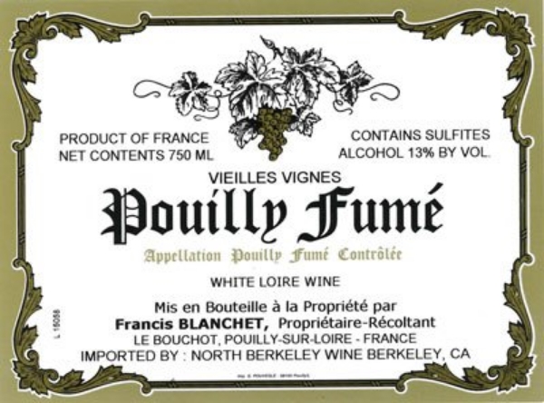 Picture of 2022 Blanchet, F. - Pouilly Fume V.V.