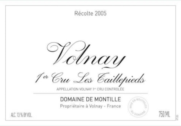Picture of 2020 Domaine de Montille - Volnay Tallepieds
