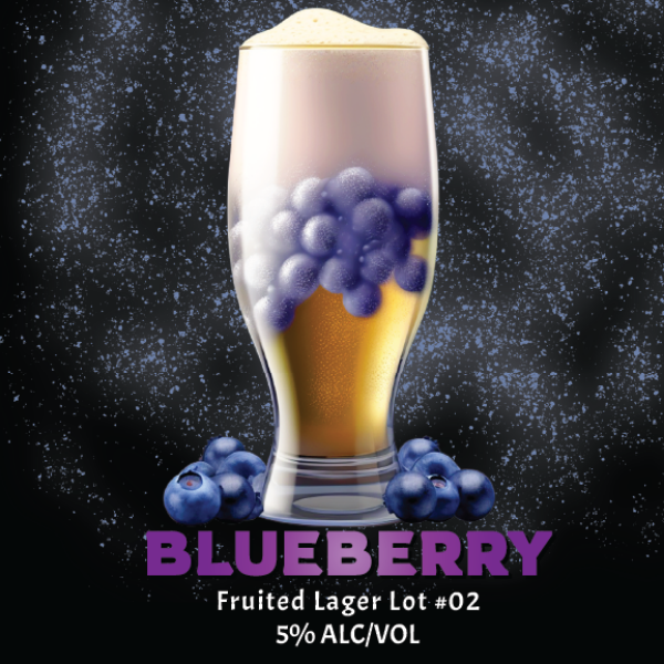 Picture of Beer Farm - Blueberry Fruited Lager 4pk