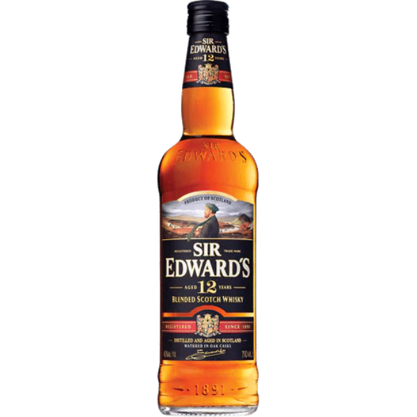 Picture of Sir Edward's 12 yr Blenden Scotch Whiskey 700ml