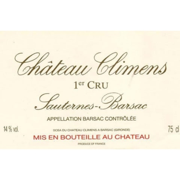 Picture of 1971 Chateau Climens Barsac