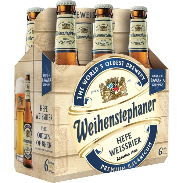 Picture of Weihenstephaner - Hefe Weissbier 6pk bottle