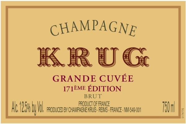 Picture of NV Krug - Champagne Brut Grande Cuvee 171eme Edition