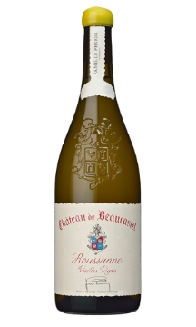 Chateau de Beaucastel Chateauneuf-du-Pape Roussanne bottle