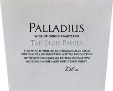 Picture of 2020 Sadie Family - White Blend Swartland Palladius