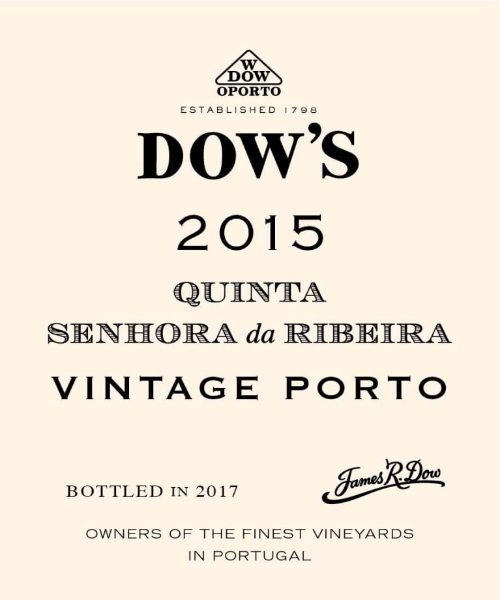 Picture of 2015 Dow's - Vintage Port Single Quinta Senhora da Ribeira