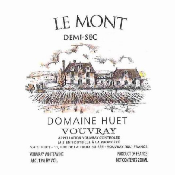 Picture of 2022 Huet - Vouvray Le Mont Demi Sec