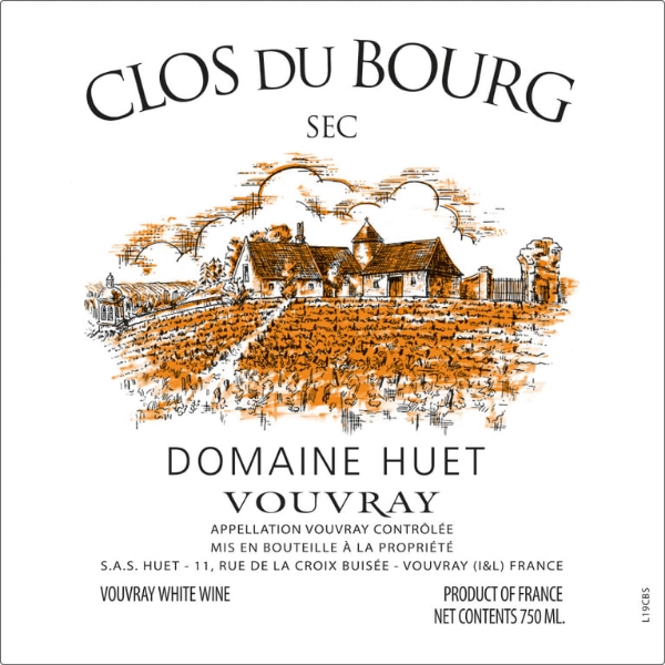 Picture of 2022 Huet - Vouvray Clos Bourg sec