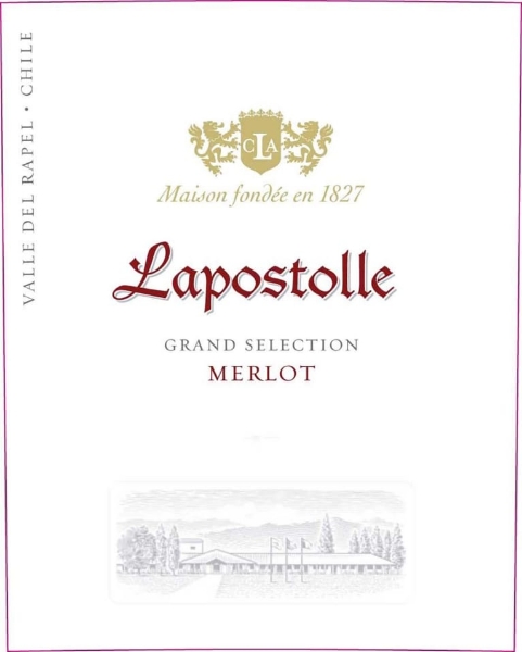 Picture of 2021 Casa Lapostolle - Merlot Rapel Valley Grand Selection