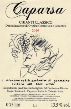 Caparsa Chianti Classico label