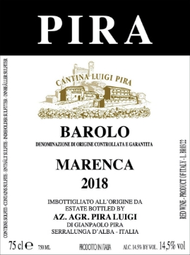 Picture of 2018 Pira, Luigi - Barolo Marenca