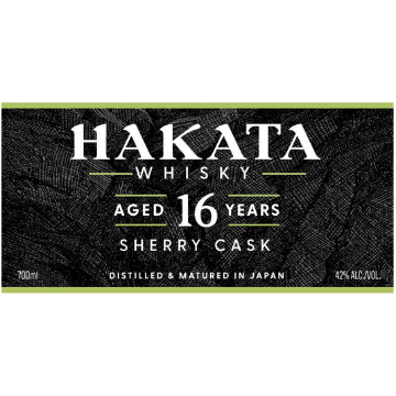 Picture of Hakata 16 Year Old Sherry Cask Whiskey 700ml