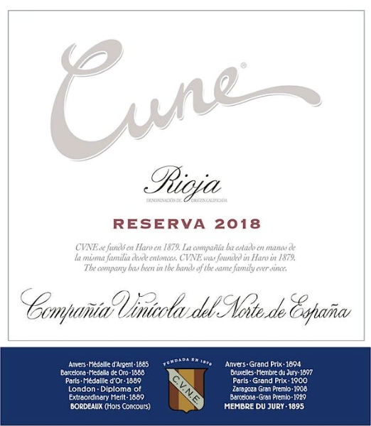 Picture of 2018 Cvne -  Rioja Reserva