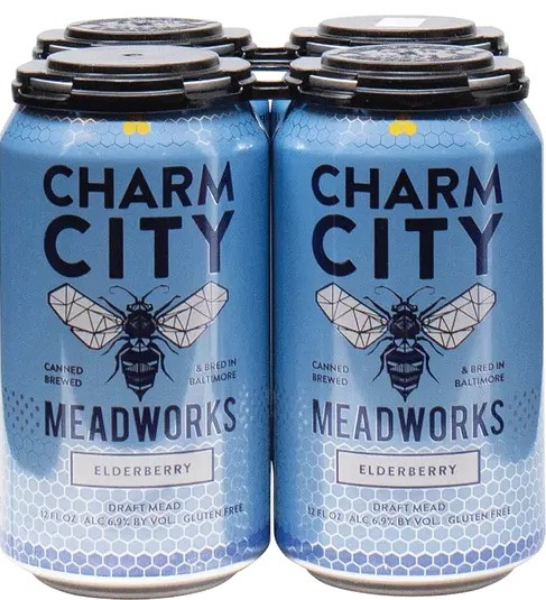 Charm City Meadworks - Elderberry 4pk
