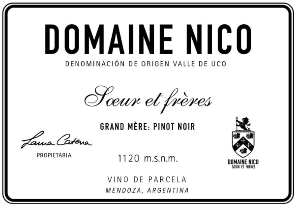 Picture of 2021 Domaine Nico - Pinot Noir  Grand Mere