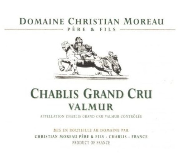 Picture of 2022 Christian Moreau - Chablis Valmur 750ml