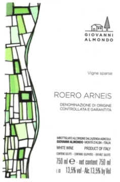 Picture of 2022 Giovanni Almondo - Roero DOCG Arneis Sparse