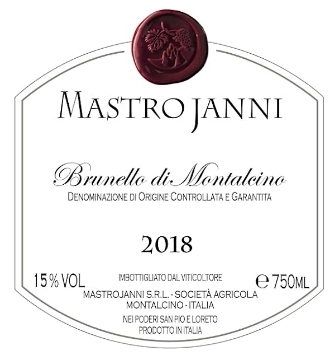 Picture of 2018 Mastrojanni - Brunello di Montalcino
