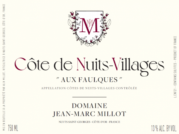 Picture of 2022 Jean-Marc Millot - Cote de Nuits Villages Faulques (PRE ARRIVAL)