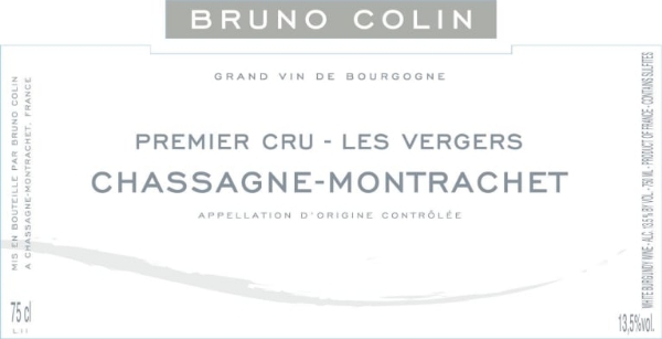Picture of 2022 Bruno Colin Chassagne Montrachet Vergers (PRE ARRIVAL)