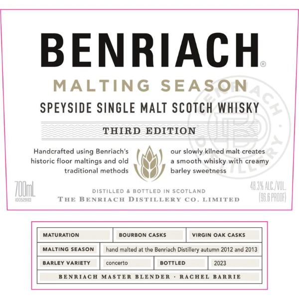 Picture of Benriach Malting Season #3 Whiskey 700ml