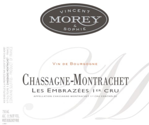 Picture of 2022 Vincent Morey - Chassagne Montrachet Embrazees (PRE ARRIVAL)
