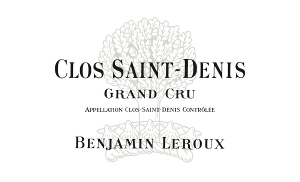 Benjamin Leroux Clos Saint Denis label